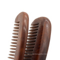 Wholesale Promotional Hair Comb Natural Peach Wood Beard Comb Customized Logo for Salon Travel